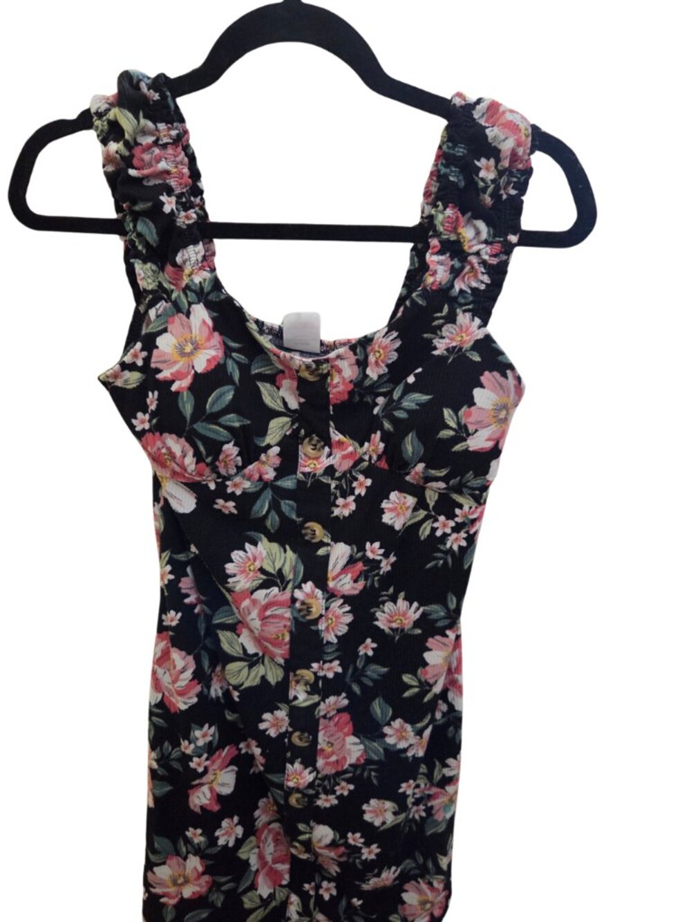 No boundaries floral black dress size Medium - womens